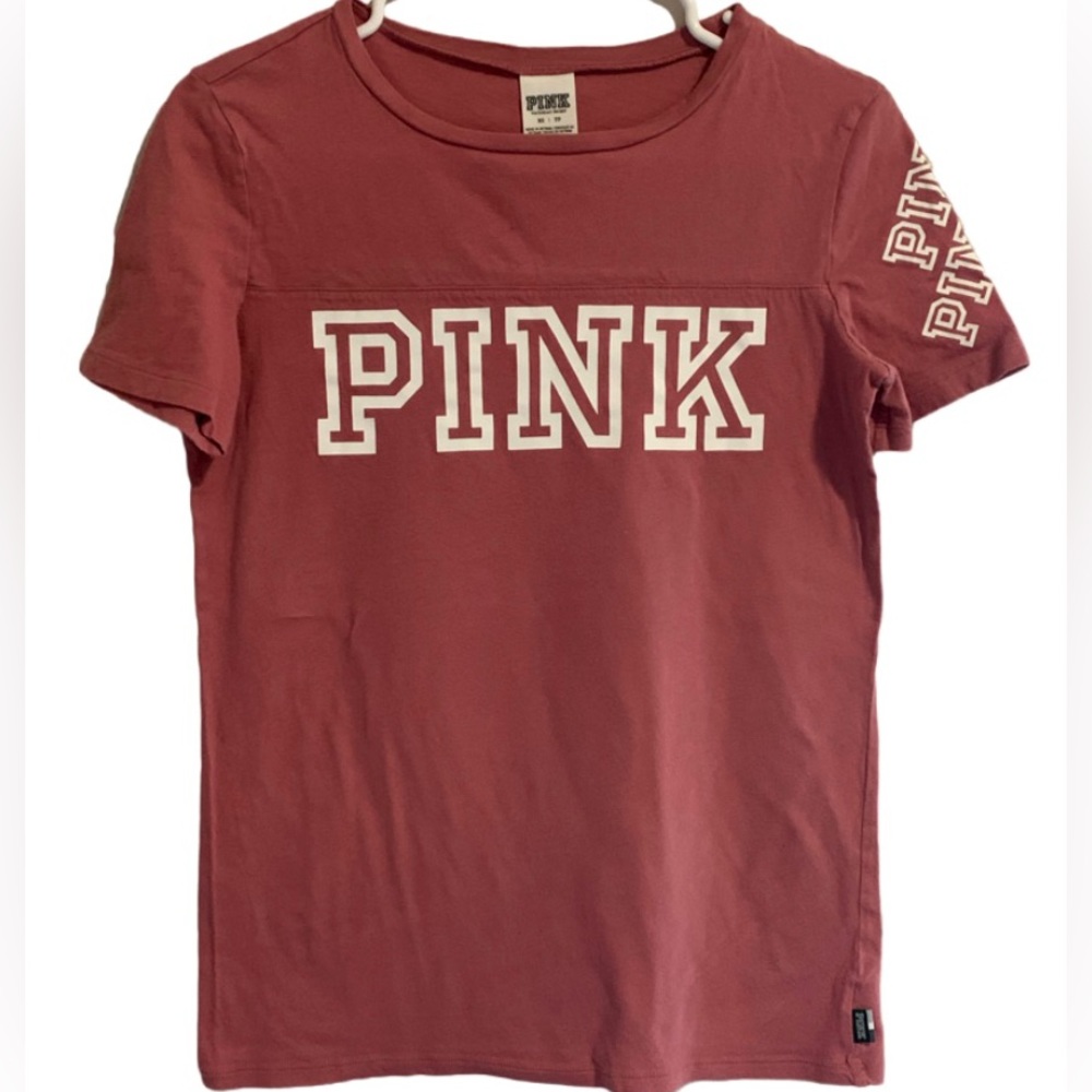 Victoria’s Secret PINK Pink XS T-Shirt with White Lettering